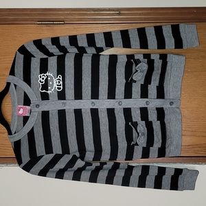 Girls Hello Kitty cardigan with buttons, size XL. Excellent condition